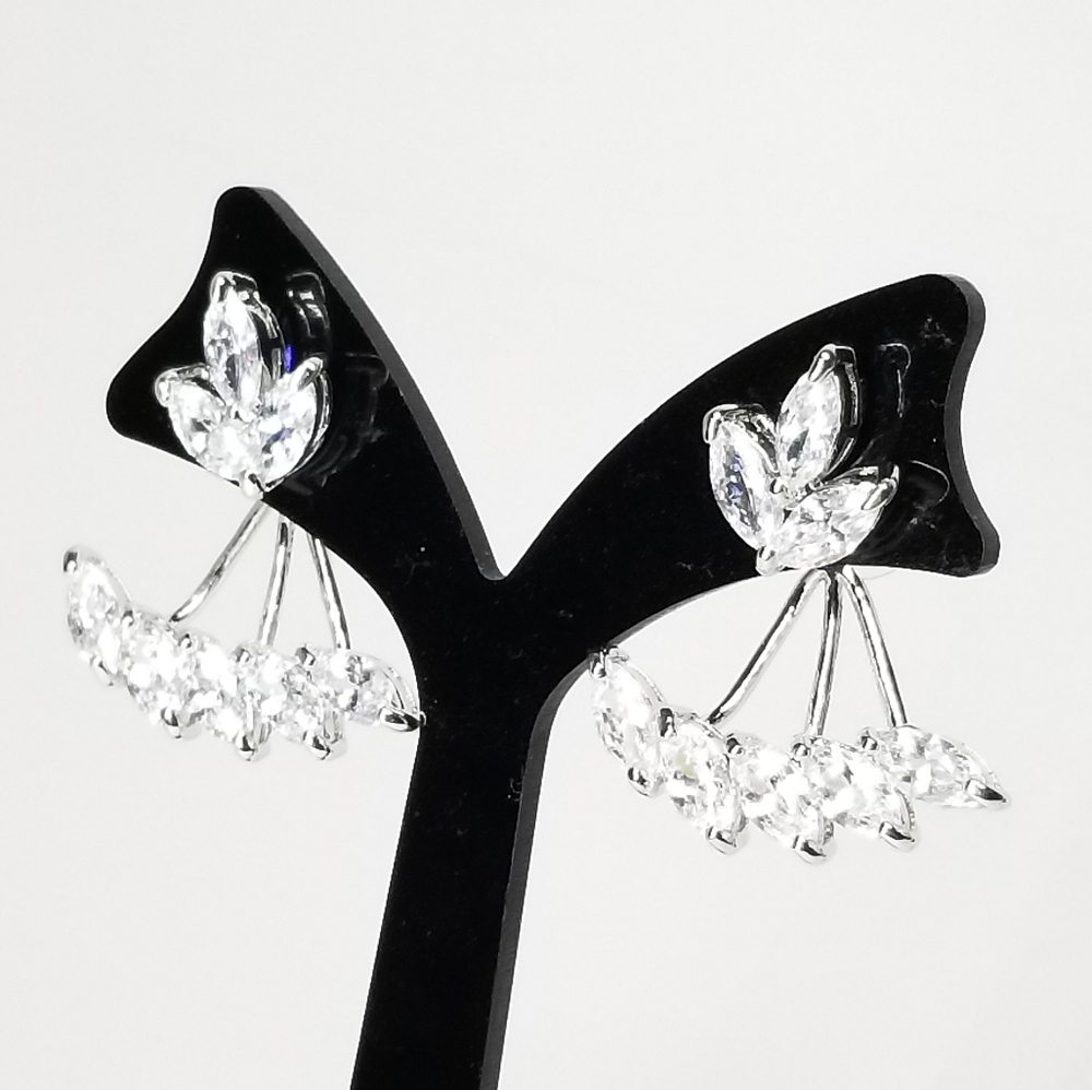 NEW Bling CZ Diamond Earring - Picture 7 of 11